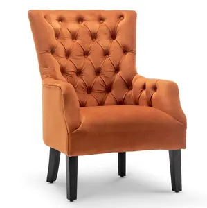 Velvet Orange Gabriella Accent Chair