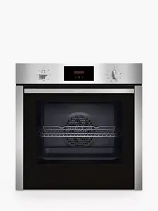 Neff N30 Slide And Hide B3CCC0AN0B Built In Electric Single Oven, Stainless Steel