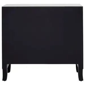 Interiors By Premier Luxurious 4 Drawer Chest, Mirrored Finish Sturdy Chest For Livingroom, Cut Glass Handles Bedroom Chest