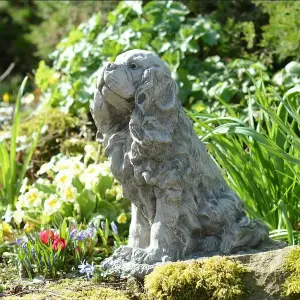 Stone Cast King Charles Spaniel Ornament