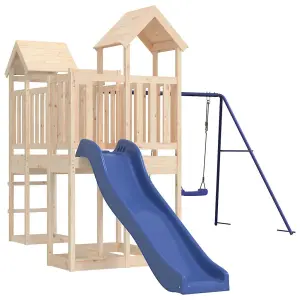 Berkfield Outdoor Playset Solid Wood Pine