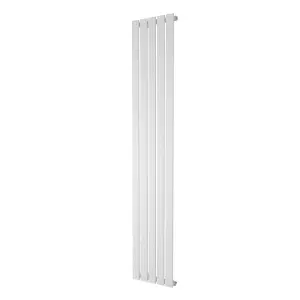 Porter White Single Vertical Flat Panel Radiator - 1800x340mm