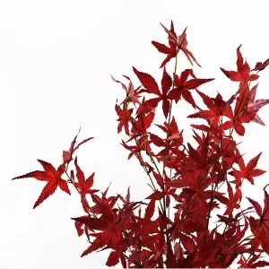 120cm Artificial Red Maple Tree