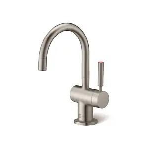 InSinkErator H3300 Brushed Stainless Steel Instant Filtered Steaming Hot Water Kitchen Side Tap