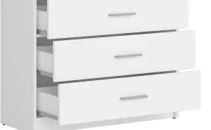 White Chest of Drawers Storage Unit Small Modern Bedroom Kids Hallway Nepo