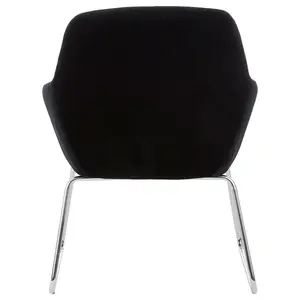 Interiors by Premier Stockholm Black Fabric Chair