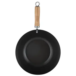 Typhoon World Foods Non-stick Wok 28cm Black