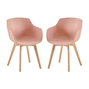 Makenzie Dining Chair (Set of 2) Pink