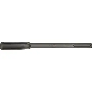 Professional 18mm Hollow Gouge Breaker Chisel - 450mm Length with SDS Max Shank for Demolition