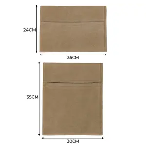 Fabric Tool Storage Pouches - Beige