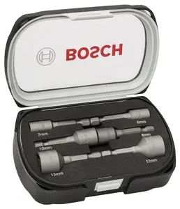 Bosch 6 Piece Metric 1/4" Hex Magnetic Tek Screw Nut Driver Setter 2608551079