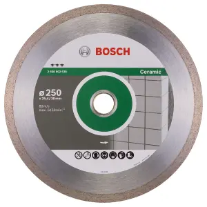 Bosch Professional Diamond Cutting Disc - Best for Ceramic - 250 x 30/25,40 x 2,4 x 10 mm