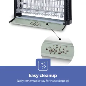 Geepas Fly Bug Insect Killer Powerful Fly Zapper 20W UV Light