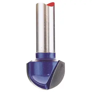 Draper  TCT Router Bit, 1/4" Core Box, 12.7 x 6.35mm Radius 75345