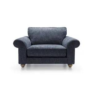 Ingrid Collection Cuddle Chair in Dark Blue