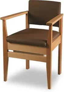 Luxury Ergo Commode Chair - Brown