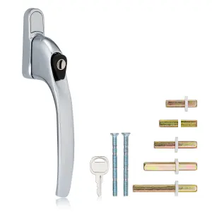 XFORT Inline Window Handle Installation Kit in Polished Chrome