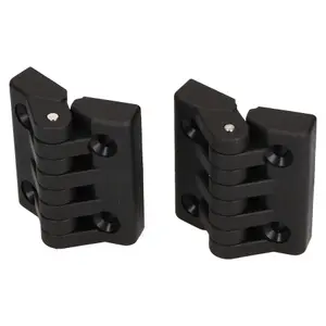 Industrial Polyamide Plastic Hinge 64x65mm Door Hatch Locker Italian Made 2PK