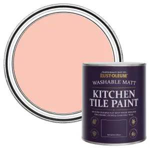 Rust-Oleum Happy As A Clam Matt Kitchen Tile Paint 750ml