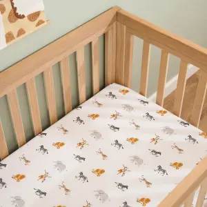 Clair de Lune Jungle Dreams 2 Pack Cot Bed Sheets