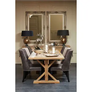 Interiors by Premier Sevan Wood Frame Wall Mirror