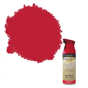 Rust-Oleum Universal Cardinal red Gloss Multi-surface Protector Spray paint, 400ml