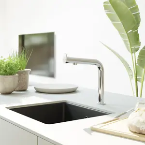 Cascabel Chrome-plated Kitchen Top lever Tap