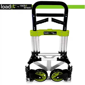 LoadIt 250kg Heavy Duty Folding Trolley Sack Truck Barrow, Hand Truck, Moving Trolley on Wheels, ISO 9001 & TUV GS