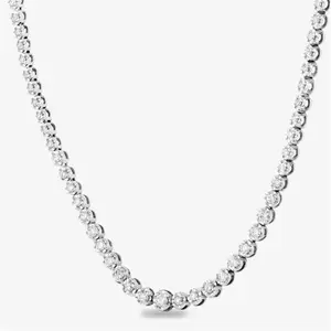 9Ct White Gold 1.00Ct Diamond 16 Inch Necklace TH0121893 By TH Baker