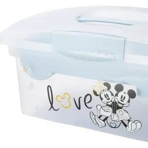 Keeeper Minnie Traveller Organising Storage Box with Lid Blue