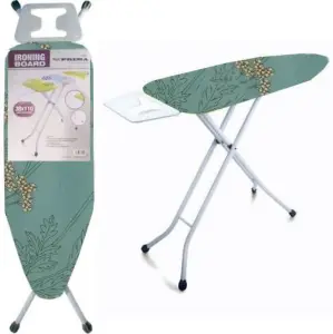 Ironing Board Wide Adjustable Stand Modern Folding Portable Iron 38Cm X 110Cm