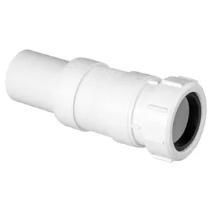 McAlpine MINIFLEX-5 1.5" universal compression connection x 1.5" plain spigot Short Miniflex Flexible Connectors