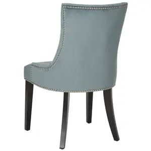 Baumgarten Upholstered Dining Chair (Set of 2) Blue