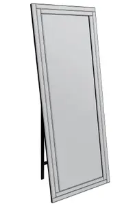 MirrorOutlet Extra Large Full Length Free standing Cheval Mirror 170 x 58cm