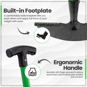 Hardys Grass Lawn Edge Border Edging Cutter Step Edger Long Handle Gardening Tool