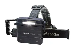 NightSearcher Zoom 780EXR, Hybrid Rechargeable or 4x AAA Adjustable Spot-to-Flood Head Torch, 780 Lumens