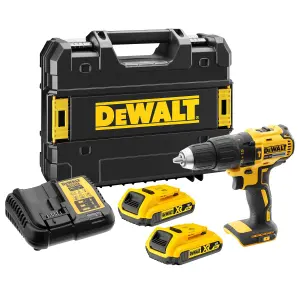 DeWalt 18V Li-ion Brushless Cordless Combi drill (2 x 2Ah) - DCD778D2T