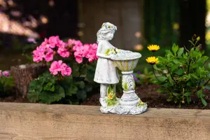 Solar Fairy with Fountain Garden Ornament