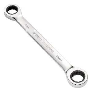 Draper Tools HI-TORQ Metric Double Ratchet Ring Spanner, 17 x 19mm