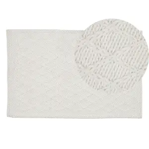 Runner Rug 60 x 90 cm Off-White ERZIN