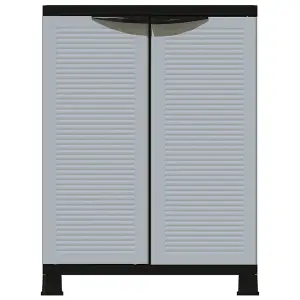 Berkfield Plastic Cabinet 68x39x92 cm