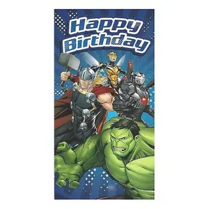 Avengers Die Cut Birthday Gift Bag Multicoloured (One Size)