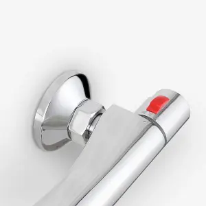 Nes Home Round Thermostatic Bar Exposed Shower Valve