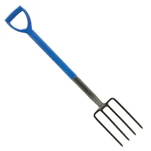 930mm Garden Border Digging Fork - Hardened Steel Teeth - Load Tested to 55kg