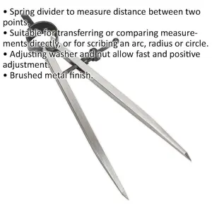 150mm Professional Spring Divider for Accurate Measurement and Scribing