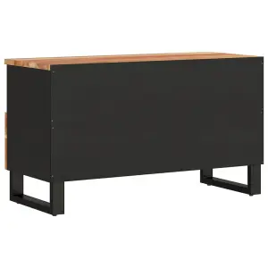 Berkfield TV Cabinet 80x33x46 cm Solid Wood Acacia and Engineered Wood