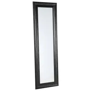 Beliani Retro Wall Mirror LUNEL Black