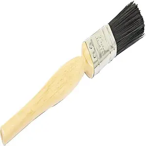 6 X 1" Decorating Paint Brush Diy Bristle  Wooden Handle Hand Tool