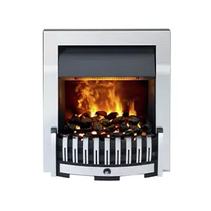 Dimplex Danville OptiMyst Smoke & Flame effect Polished Chrome Model DNV20CH Inset Fire Place