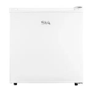 SIA TT01WH/E 47L White Counter Table Top Mini Drinks Fridge With Ice Box